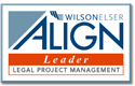 Icon to indicate attorney has achieved Leader Level of ALIGN program