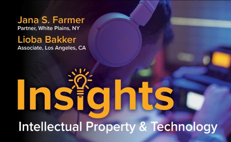 Jana Farmer and Lioba Bakker Intellectual Property and Technology Insight
